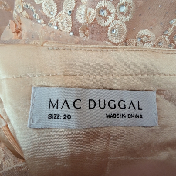 Mac Duggal Long, One-Shoulder Embellished Gown Size 20, NWT - Picture 8 of 9